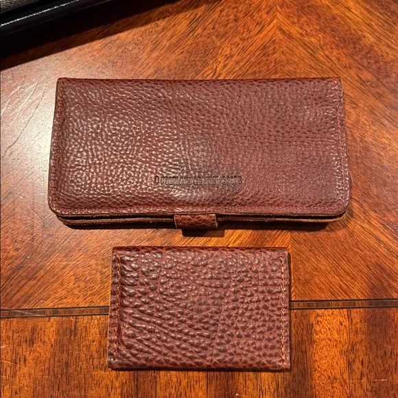 Portland Leather Goods Bifold Wallet and Mini Envelope Wallet in Nutmeg Bundle! - Picture 2 of 16
